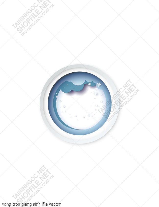 vong tron giang sinh file vector